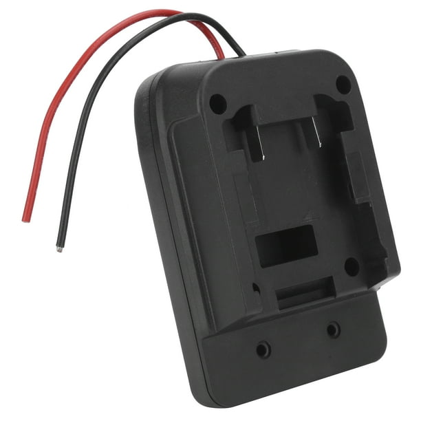 Adaptador de cargador de batería, Compatible con adaptador de Base de batería DW 18/20V, Base de conversión de batería de grado profesional
