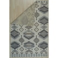 thumbnail image 3 of EORC Ivory Handwoven Polyster Traditional Reversible Kilim Rug, 6' x 9', 3 of 4