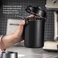 thumbnail image 2 of BIMZUC 600ML Airtight Coffee Canister – 304 Stainless Steel Dual‑Layer Storage with Humidity Monitor & One‑Way Vent, 2 of 7