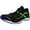 Black / Dark Shadow / Green Flash, variant on 361 Degree Breeze Running Mens Shoes Size 12, Color: Black/White