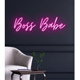 thumbnail image 3 of Handmadetneonsign Boss Babe Custom Girl's Room LED Neon Sign Night Light Bedroom Home Wall Beauty Salon Bar Decor Party Decoration Personalized Gift, Wall Décor, 3 of 5