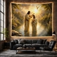 thumbnail image 6 of River Baptism Scene Tapestry Wall Hanging, 6 of 7