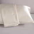 thumbnail image 2 of Juego de fundas de almohada de satén supersuave, fundas de almohada de satén sedoso para viajes, frescas para verano y cálidas para invierno, cierre tipo sobre, reducen las arrugas faciales, evitan, 2 of 5