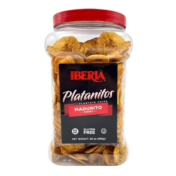 Iberia Maduritos Naturally Sweet Plantain Chips, 20 Oz.