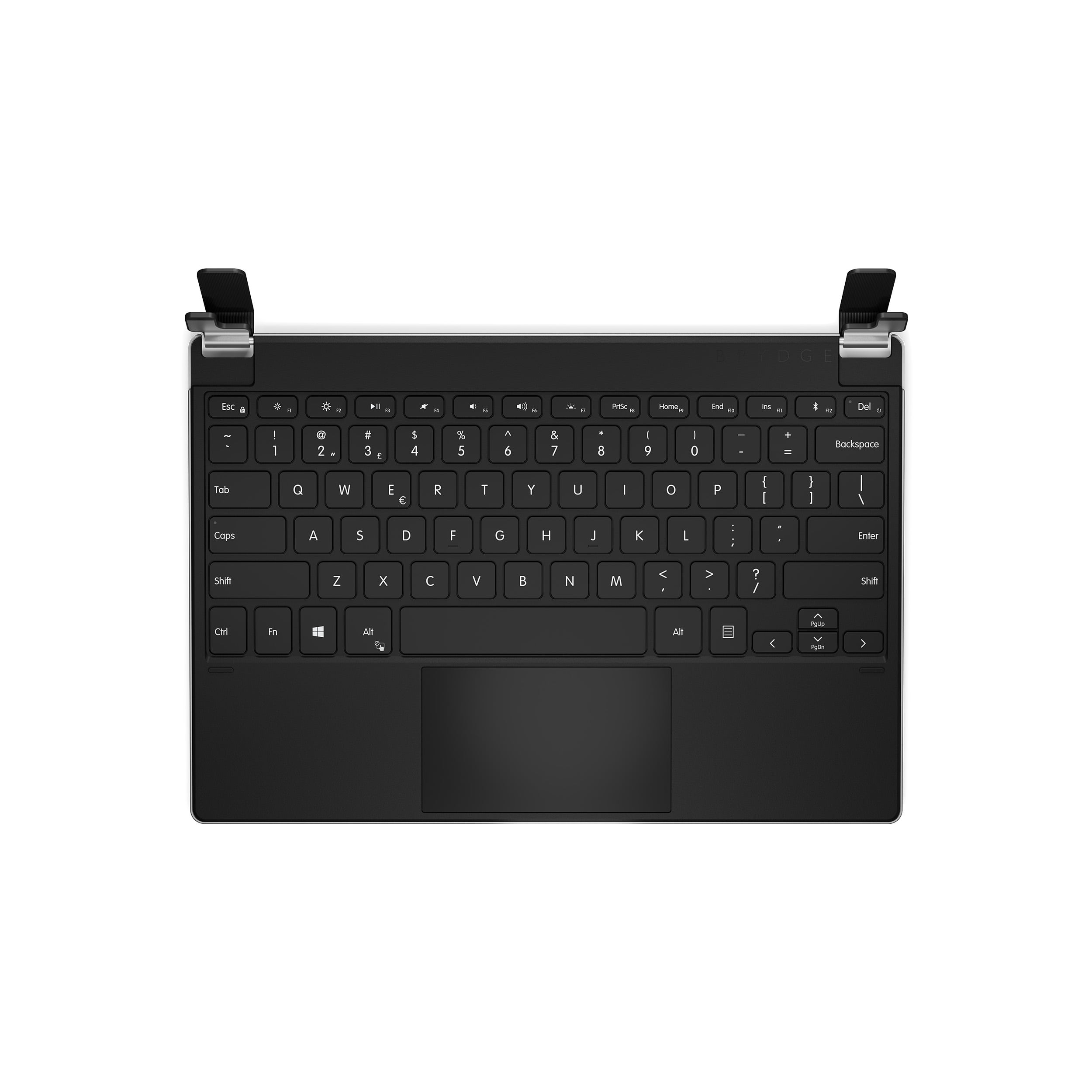 Brydge 12.3 Pro+ Wireless Keyboard for Surface Pro, Silver