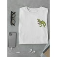 thumbnail image 3 of T Rex Playing Guitar T-Shirt Men -Image by Shutterstock, Male 3X-Large, 3 of 4