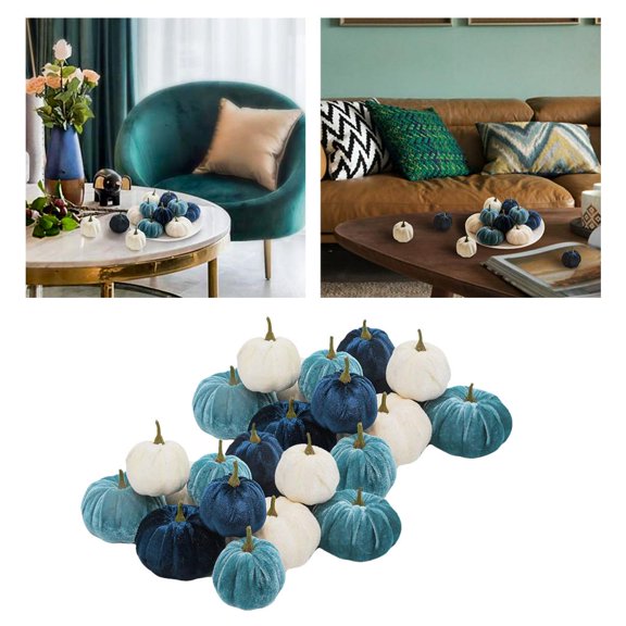 24Pieces Pumpkin Plush Throw Soft Velvet r