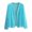 Sky Blue, variant on Womens Shirts Women Lightweight Solid Lace Side Split Open Front Thin Beach Casual Cardigan Cover Up, Autumn Solid Knit Sweater Jacket Outerwear Blue XXL