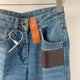 thumbnail image 4 of Ouyang Nana y Liu Yifei pantalones vaqueros de pierna ancha para mujer, pantalones largos hasta el suelo, cintura alta, ajuste suelto, Adelgazante y v, 4 of 5
