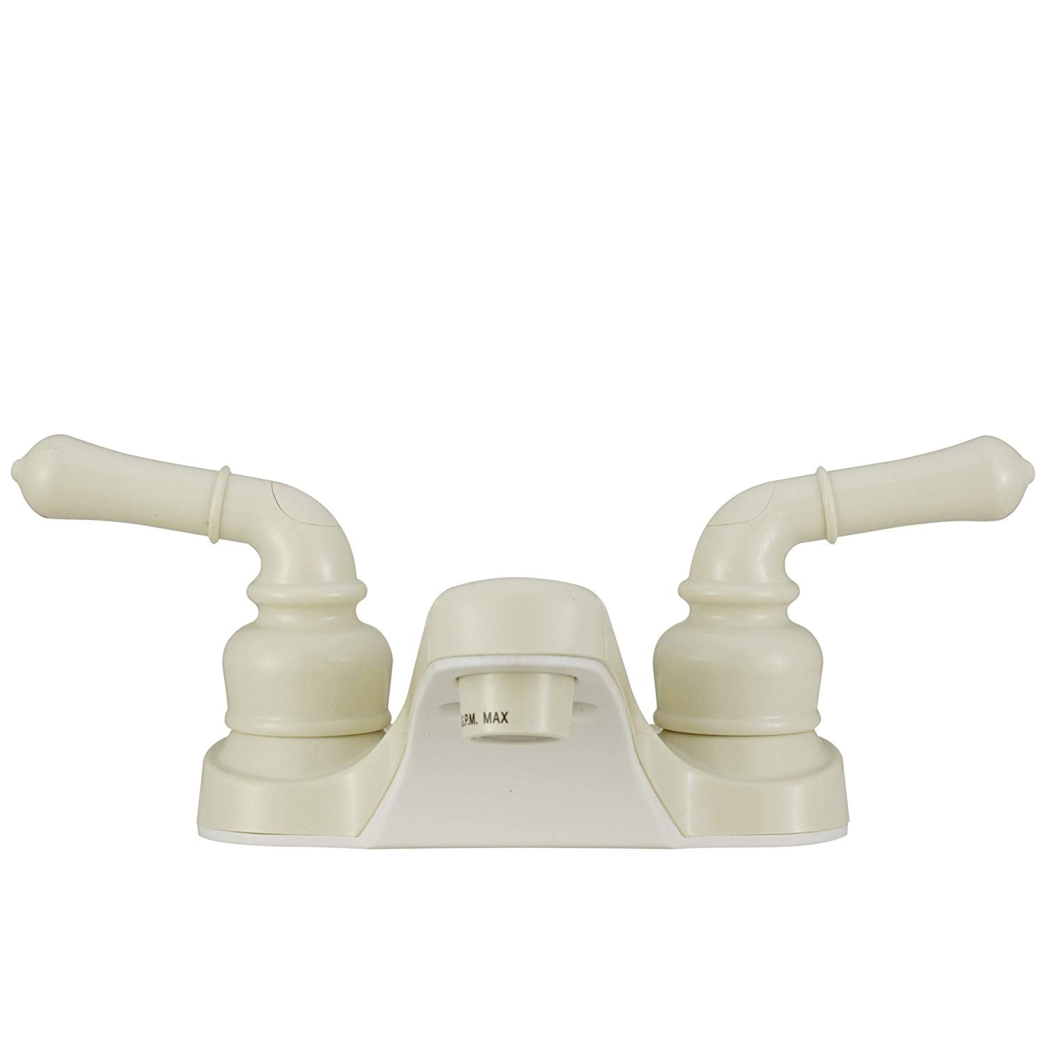 Dura Faucet Classical RV Lavatory Faucet Bisque Parchment