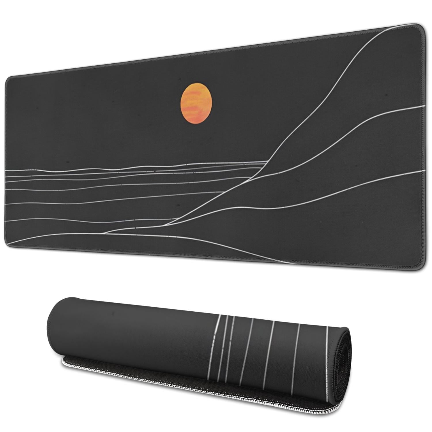 "Mountain Theme Extended Gaming Mouse Pad: Stable, Large (31.5x11.8 Inch), Stitched Edges | Perfect Desk Pad for Gaming, Office & Home Use"