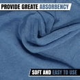 thumbnail image 6 of SupremePlus Shop Towels 100 Pack Blue, 13 x 14 Inch, Heavy Duty Cotton Cleaning Towels for Industrial, Home, Automotive, Painting, and Shop Use, 6 of 8