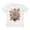 White, variant on Floral Shirt, Shirt with Flower, Tee Shirt with Antique Flower