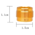 thumbnail image 5 of SPRING PARK 2Pcs Mic Nut Screw Thread Adaptor to Convert 3/8" to 5/8" for Microphone Mounting Clip Holder, 5 of 6