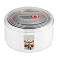 thumbnail image 1 of Máquina para hacer yogur con interior de acero inoxidable, fácil de limpiar, portátil, compacta, multiusos, 1,5 l, para regalo de inauguración de la, 1 of 8