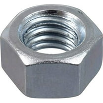 50 Pack 1/2-13 Coarse Thread Zinc Plated Steel Hex Nut, Each