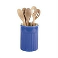thumbnail image 2 of Omniware Simsbury Blue Ceramic Kitchen Utensil Crock, 2 of 2