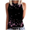 thumbnail image 1 of WZXFASHION Débardeur Mode Femme Confortable Décontracté Imprimé Col Rond Liquidation, 1 of 5
