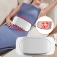 thumbnail image 4 of Cinturón abdominal para uso doméstico | Calefacción por luz roja infrarroja | Masaje de pulso para el estreñimiento, la hinchazón, el alivio menstrual | Modos ajustables y temporizador | 1 pieza |, 4 of 7