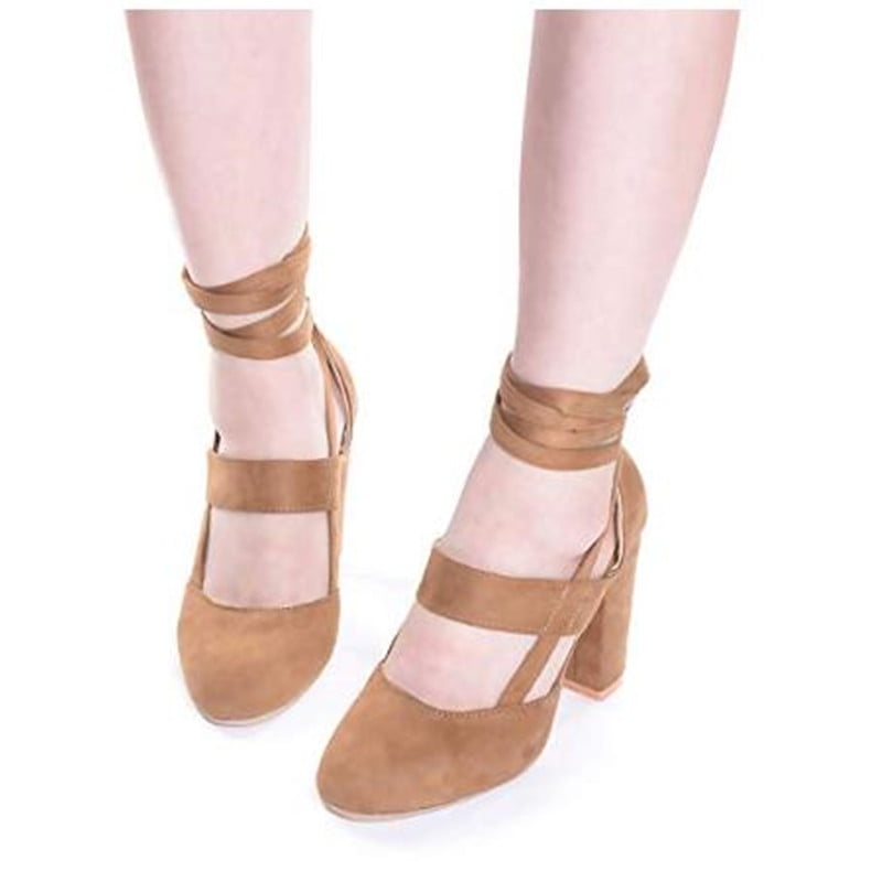 strappy pumps closed toe