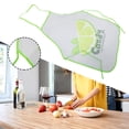 thumbnail image 3 of Anti-oil Apron,Waterproof,Semi Transparent,Kitchen Cooking Bib For Adult, 3 of 11