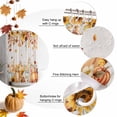 thumbnail image 6 of Shower Curtains for Bathroom-72"x72",Vintage Thanksgiving Pumpkin Waterproof Bath Curtain Grommet Shower Curtain Set, 6 of 7