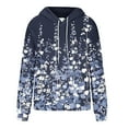thumbnail image 5 of Jinhomg Casual Fall Hoodies for Women Lightweight Comfy Long Sleeve 2025 Trendy Printed Streetwear Tops Going Out Wear Spring Saving Today Blue M, 5 of 6