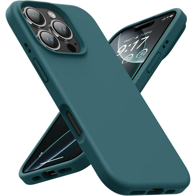 KOMI Designed for iPhone 16 Pro Case, Shockproof Silicone Protective Phone Cover