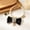 black, variant on Vintage Luxury Pet Pearl Collar with Camellia Rhinestone Bow, Elegant Necklace Accessory for Small Cats & Dogs