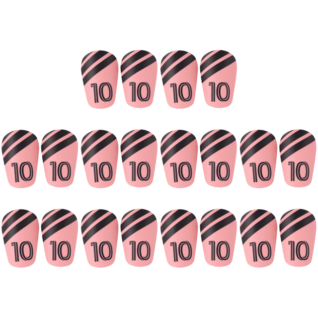 Mini Espinilleras Fútbol tablero Vástago Entrenamiento Ligero (XS) Rosa Y