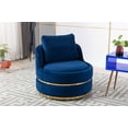 thumbnail image 2 of CAROCC Modern Akili Swivel Accent Chair Barrel Chair for Hotel Living Room Modern Leisure Chair, 2 of 8