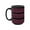 B, variant on Black Ceramic Coffee Mug with Unique Geometric Pattern Design 11 Oz Durable Cup for Hot & Cold Beverages
