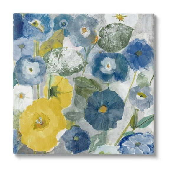 Stupell Industries Abstract Poppy Flowers Pattern Botanical & Floral Painting Gallery Wrapped Canvas Print Wall Art