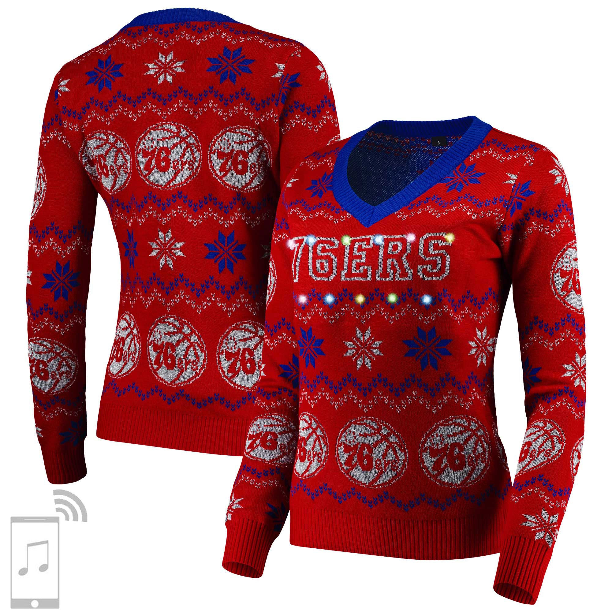 76ers ugly christmas sweater