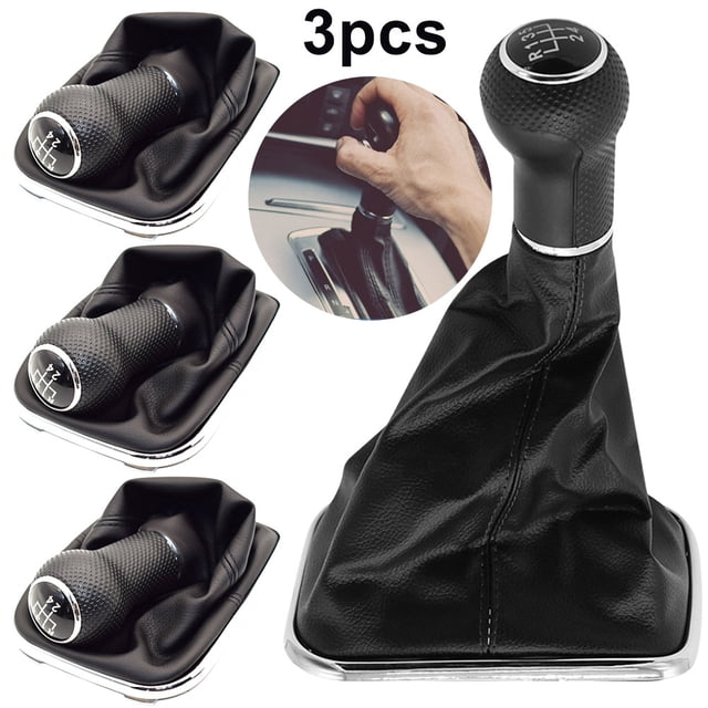 Funda Protectora para Cambios PU Funda Antipolvo para Mk4 Golf (5 Velocidades 12mm)