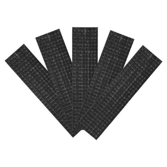 Uxcell 4720Pack 5 x 5mm Self-Adhesive Disco Tiles Mosaic Mirror Tiles, Black