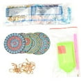 thumbnail image 1 of Strass Peinture Mandala Fleur Pleine Résine Broderie Pendentif Bricolage Artisanat Matériel Ensemble, 1 of 12