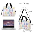 thumbnail image 3 of FORMRS 16" Laptop Bag Carrying Sleeve Case with Handle Travel Shoulder Briefcase, Colorful Gummy Bears Pattern, 3 of 8