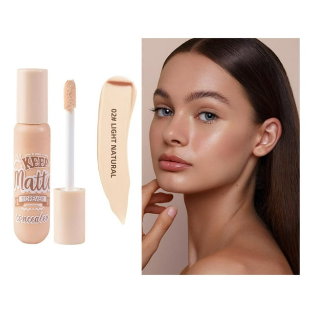 Concealer Full Coverage Lightweight 6 Shades Under Eye Liquid Concealer For Dark Circles Long Lasting Highlights Color Corrects, A Lotion