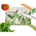 thumbnail image 2 of Caroline's Treasures Lily and the Hummingbirds Glass Cutting Board Large, 2 of 2