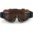 thumbnail image 4 of LILSIS Motorcycle Goggles Vintage Motorcycle Goggles Aviator Pilot Scooter Goggles, 4 of 6