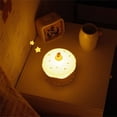 thumbnail image 4 of Cake Night Light Cute Cake Shape Birthday with USB Charging and Soft Light for Multiple Occasions and with 3D Greeting Card as a Perfect Festival Gift, 4 of 4