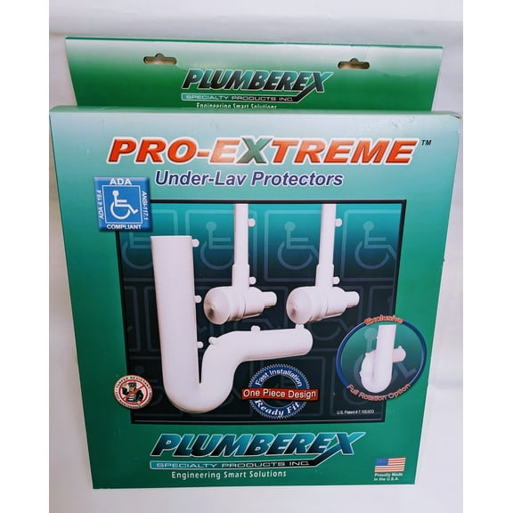 Plumberex 396B Trap Gear Soft ADA Under-Lavatory Protector Kit - 3 Piece