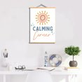 thumbnail image 3 of Solid Wood Hanging Scrolls Painting Calming Corner Classroom Decor, Boho Rainbow Art Print, Educational Wall Art for Peaceful Classroom Environment,Cardstock Poster, 3 of 8