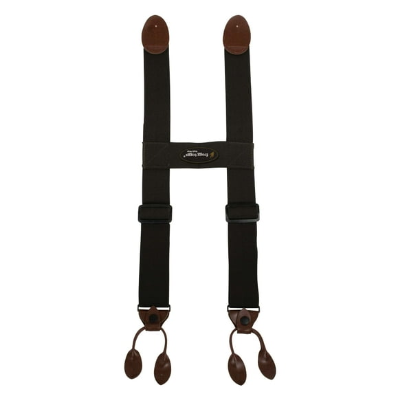 Frogg Toggs H-Back Suspenders | Black | Adjustable