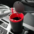 thumbnail image 4 of Car Garbage Can with Pressing Lid Car Trash Can Garbage Holder Rubbish Bin↖ R6K0, 4 of 9