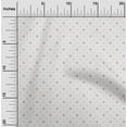 thumbnail image 1 of oneOone Georgette Viscose Pastel Red Fabric Dot & Square Shape Geometric Sewing Material Print Fabric by The Yard 42 Inch Wide, 1 of 1
