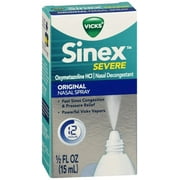 Vicks Sinex Severe Original Nasal Spray 0.5oz (15ml) EACH