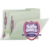 Smead SafeSHIELD® Fastener Folders Gray/Green 25/BX Legal (19934)