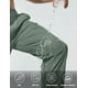 thumbnail image 4 of Pantalones impermeables de senderismo MOURCE para hombre con 8 bolsillos - Verde, 4 of 8